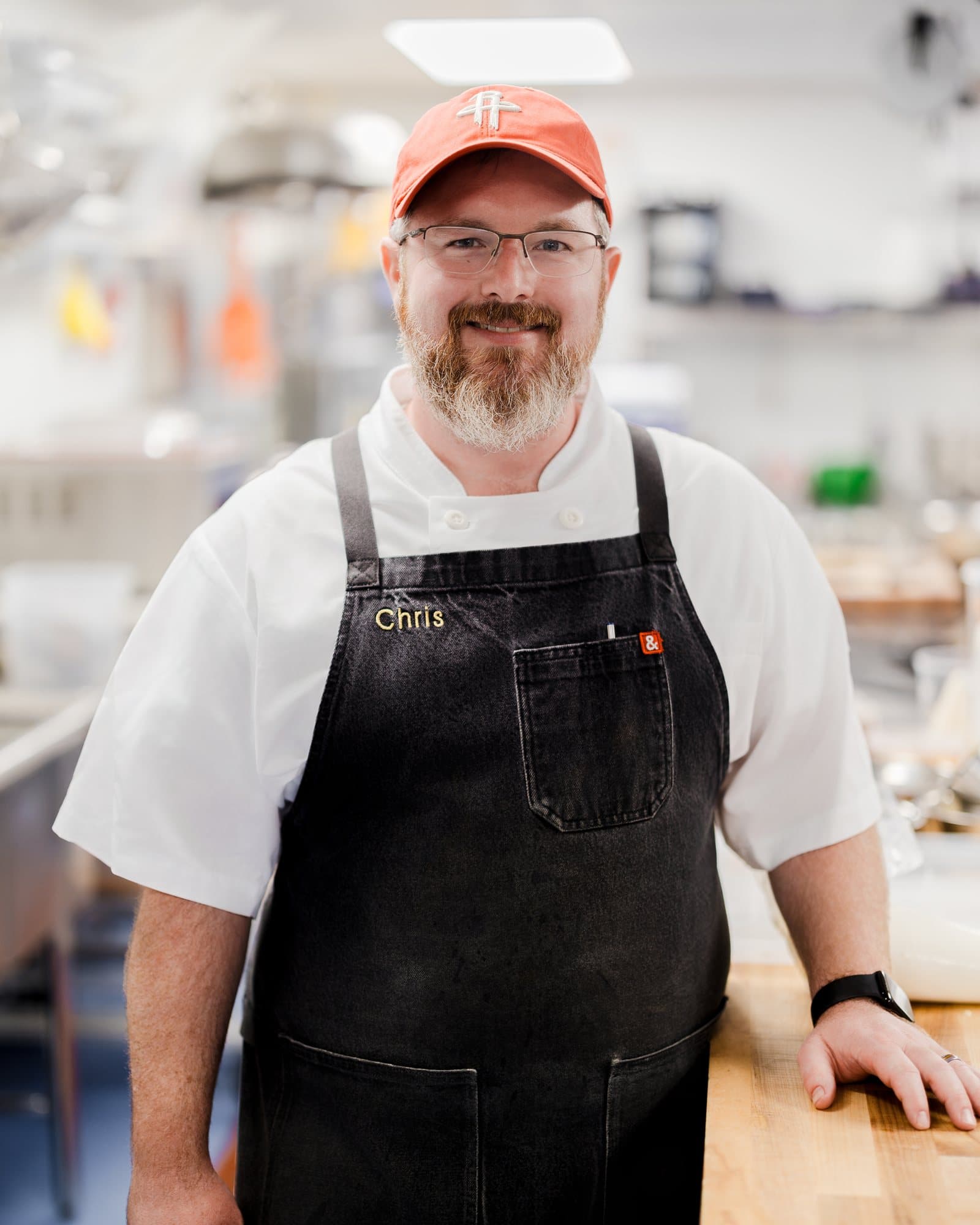 Chris Townsend, sous chef, in the Kismet kitchen
